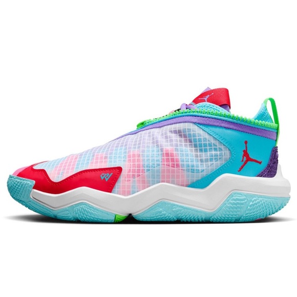 Jordan why not .6-size 7-multicolored athletic basketball shoes D07189-100.